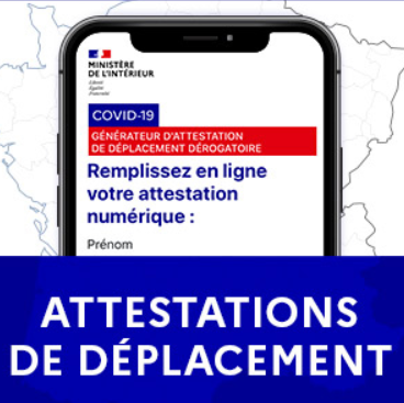 Attestation de déplacement